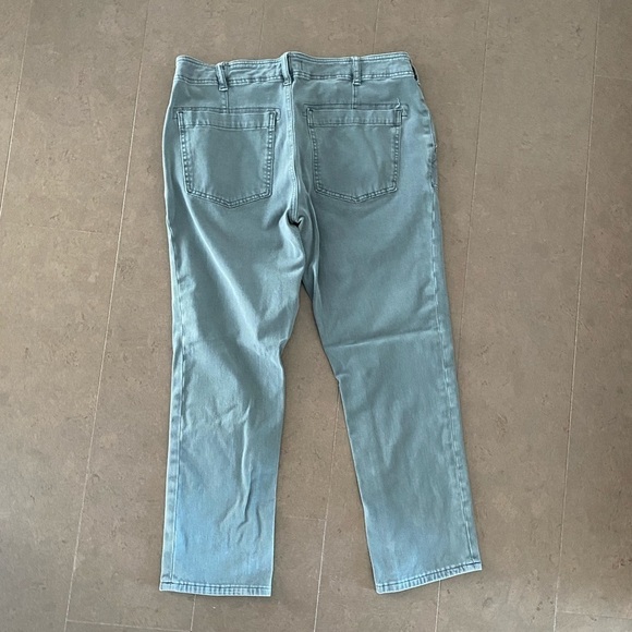 SILVER jeans utility slim crop W30 L25 - Picture 2 of 4